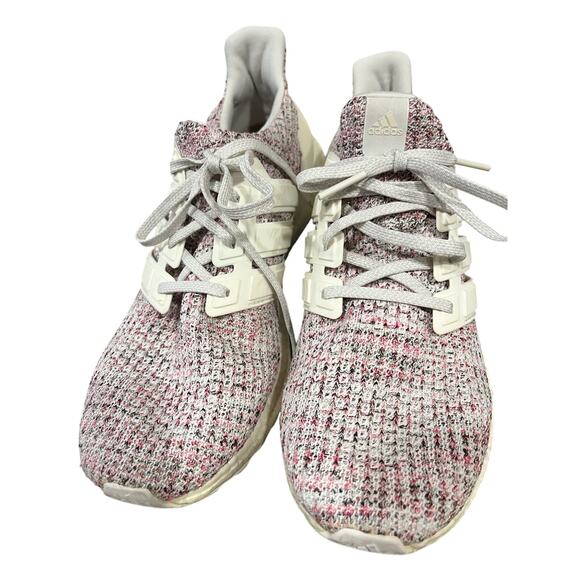 Adidas Ultraboost 4.0 Women's Size 11 Running Shoes Pink White EUC - Picture 2 of 9